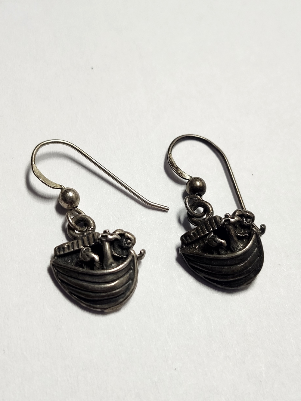 Sterling Silver Noahs Ark Earrings